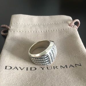 David Yurman sterling silver men’s ring size 9